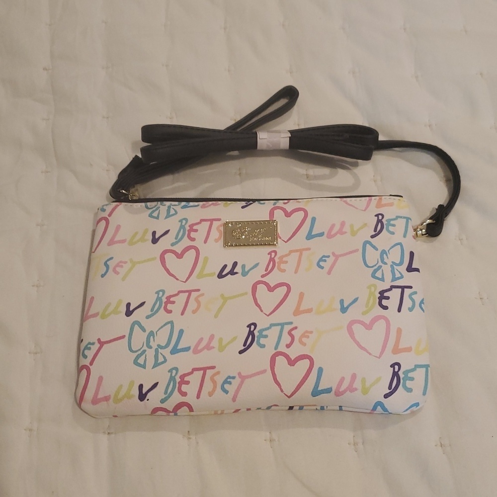 NWOT Betsey Johnson Crossbody mini purse multicolor (37)